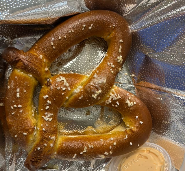 Large Belgian Pretzels.