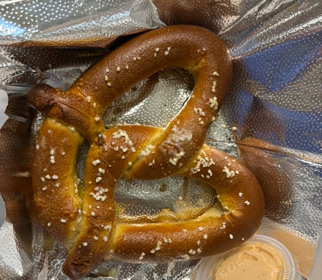 Large Belgian Pretzel.